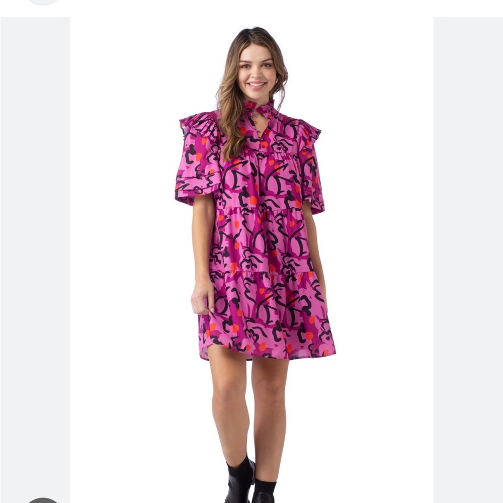 EUC Crosby by Mollie Burch Maisie Dress in expressive floral, size XS